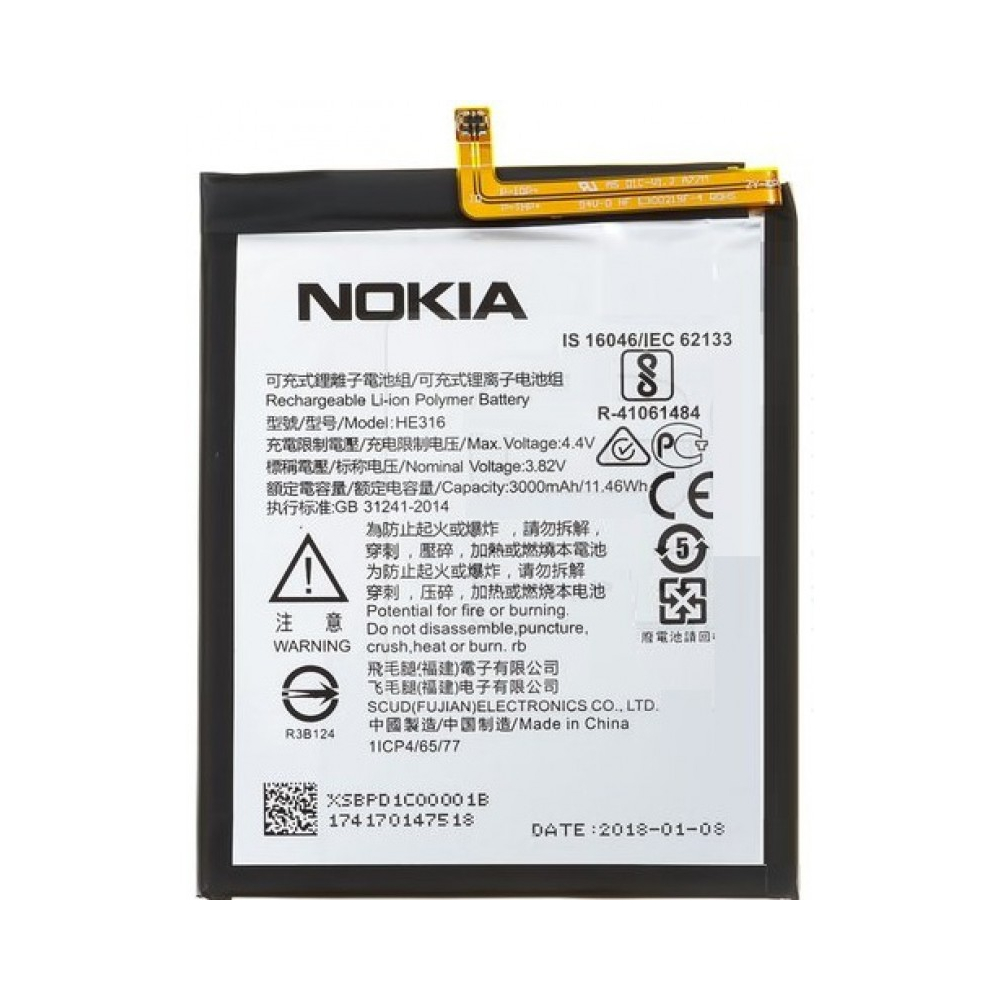 nokia 6 1 battery